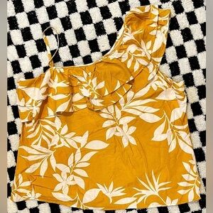 Old Navy “One Shoulder” Ruffle Top